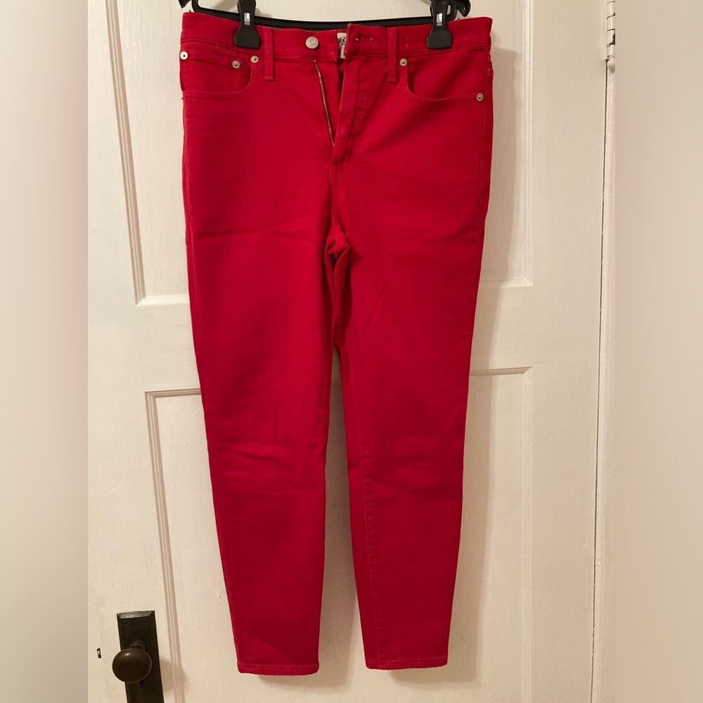 J Crew Red Jeans